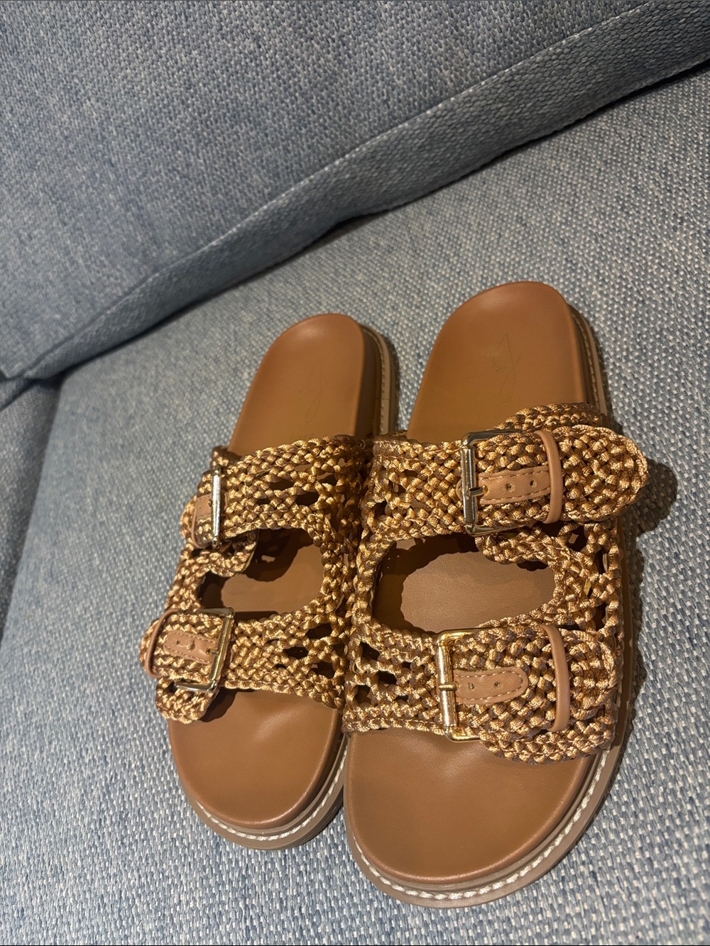 Joie weaver braided slide sandals! Women’s 9.5